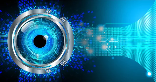 göz siber devre gelecekteki teknoloji konsepti