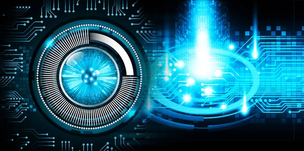 göz siber devre gelecekteki teknoloji konsepti