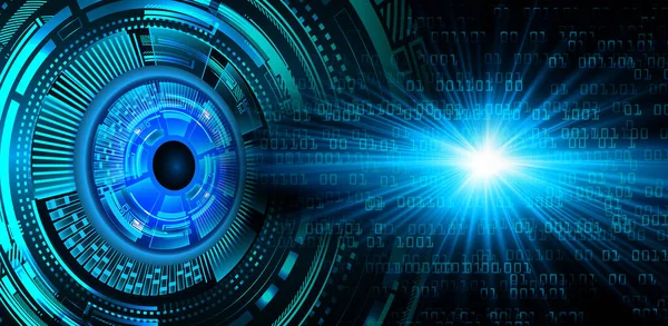 göz siber devre gelecekteki teknoloji konsepti