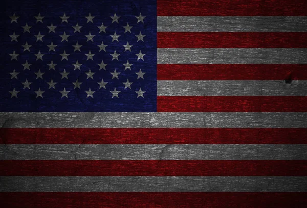 Bandera Los Estados Unidos Grunge Vintage Bandera Nacional Americana — Foto de Stock