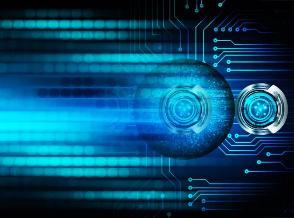 göz siber devre gelecekteki teknoloji konsepti