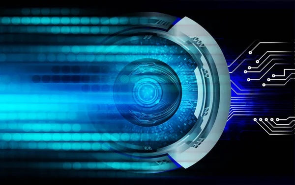 göz siber devre gelecekteki teknoloji konsepti