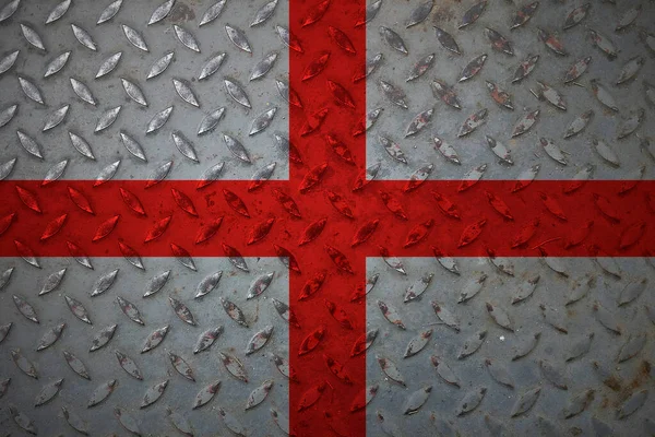 flag with red cross on white background