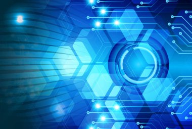 göz siber devre gelecekteki teknoloji konsepti