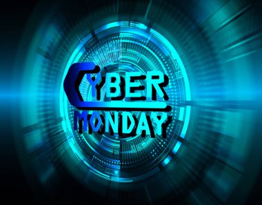 Fütürist ekranda iş sözcükleriyle dijital pazarlama kavramı