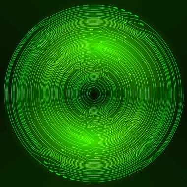 Siber devre gelecekteki teknoloji kavramı