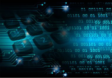 Bilgisayar klavyesiyle soyut arkaplan