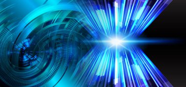 Siber devre gelecekteki teknoloji kavramı