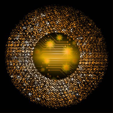 soyut gelecek duvar kağıdı, dijital arkaplan