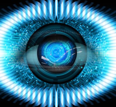 Siber devre gelecekteki teknoloji kavramı