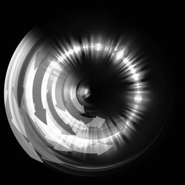 göz siber devre gelecekteki teknoloji konsepti