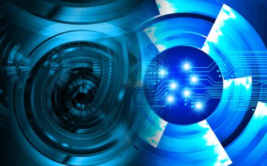 göz siber devre gelecekteki teknoloji konsepti