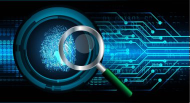 İkili kodlu mavi teknoloji arka planının dijital illüstrasyonu