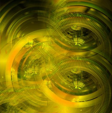 Fütürist teknolojiye sahip soyut arkaplan