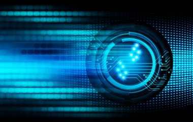 Siber devre gelecekteki teknoloji kavramı