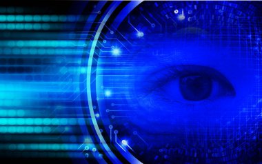 Gelecekteki teknolojinin gözü.