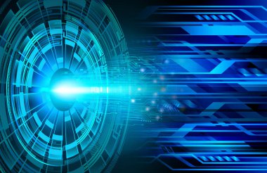 Siber devre gelecekteki teknoloji kavramı