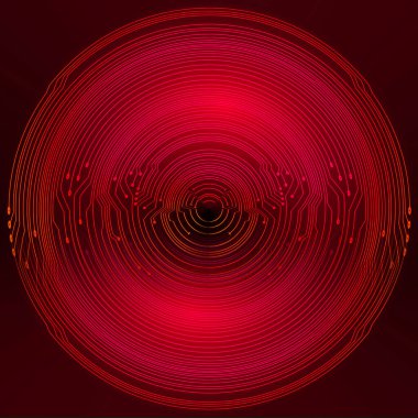 Siber devre gelecekteki teknoloji kavramı