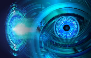 Siber devre gelecekteki teknoloji kavramı