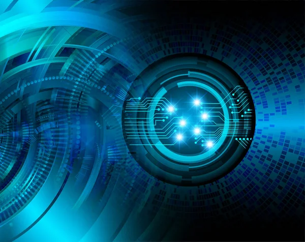 Eye Cyber Circuit Future Technology Concept Background — Stock Photo, Image