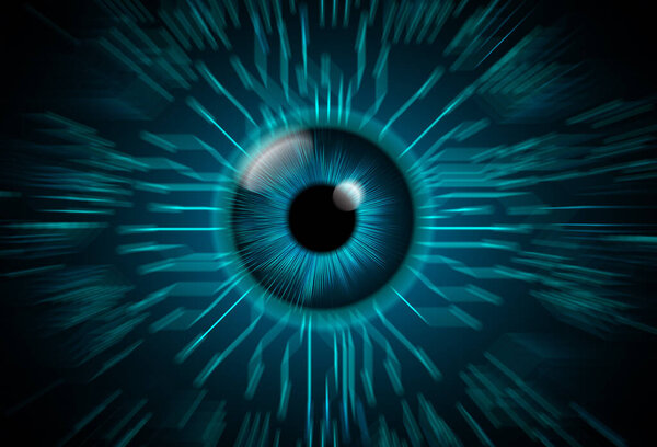 cyber circuit future technology concept background