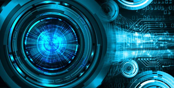 göz siber devre gelecekteki teknoloji konsepti