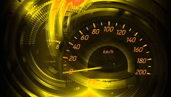 Close Speedometer Compass — Stock Photo, Image