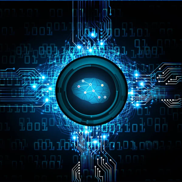 Абстрактный Синий Фон Технологией — стоковое фото