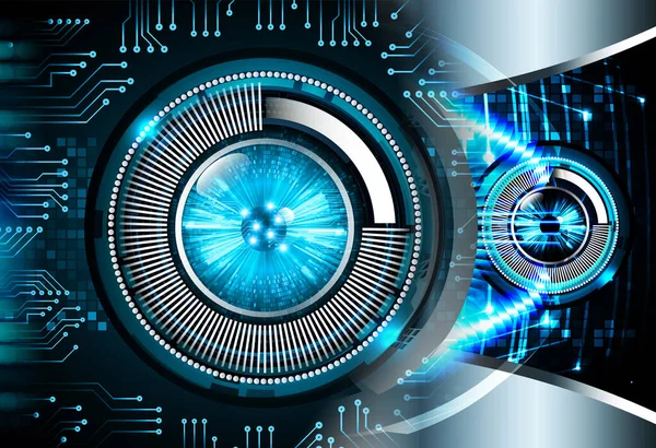 göz siber devre gelecekteki teknoloji konsepti
