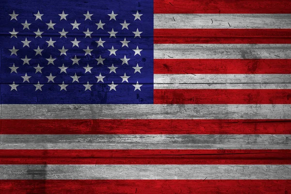 Grungy Flag United States America — Stock Photo, Image