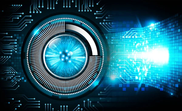 göz siber devre gelecekteki teknoloji konsepti
