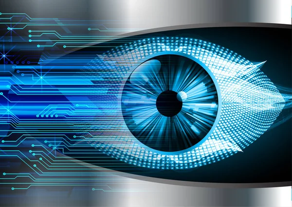 göz siber devre gelecekteki teknoloji konsepti