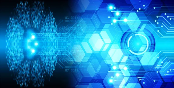 göz siber devre gelecekteki teknoloji konsepti