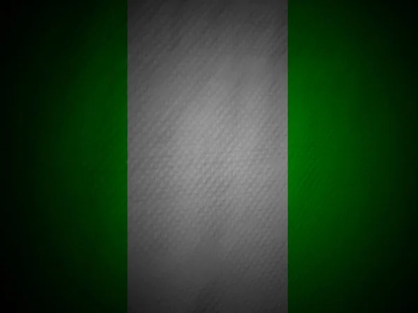 Фон Гигантского Флага Нигерии — стоковое фото