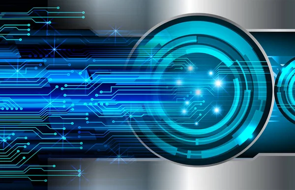 Eye Cyber Circuit Future Technologie Concept Arrière Plan — Photo