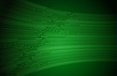 Siber devre gelecekteki teknoloji kavramı