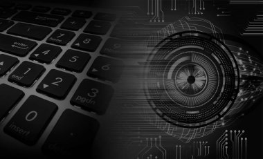 İkili devre kartı gelecek teknolojisi, siber güvenlik kavramını girin