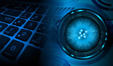 İkili devre kartı gelecek teknolojisi, siber güvenlik kavramını girin