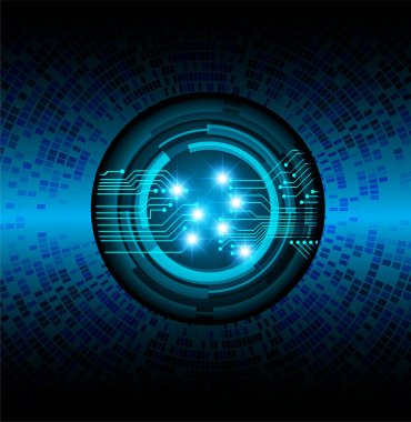 Siber devre gelecekteki teknoloji kavramı