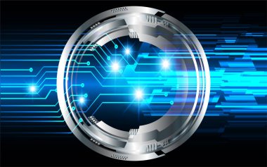 Siber devre gelecekteki teknoloji kavramı