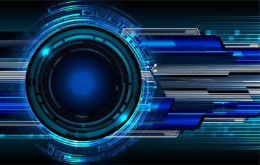 göz siber devre gelecekteki teknoloji konsepti