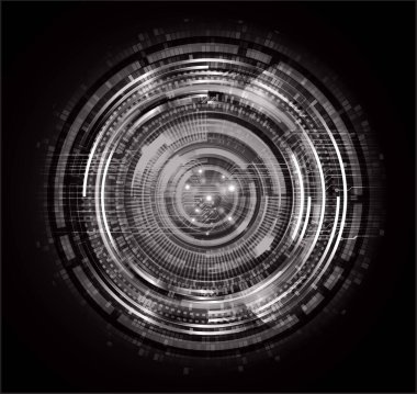 Siber devre gelecekteki teknoloji kavramı