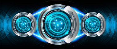 Siber devre gelecekteki teknoloji kavramı