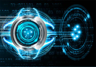 Siber devre gelecekteki teknoloji kavramı