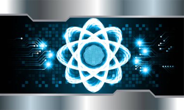 Fütürist bağlantısı olan soyut teknoloji arkaplanı