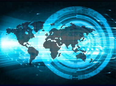 siber güvenlik konsepti arka plan, soyut fütüristik duvar kağıdı