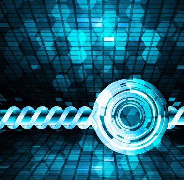 Siber devre gelecekteki teknoloji kavramı