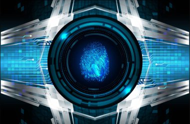 Siber devre gelecekteki teknoloji kavramı