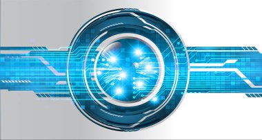 Siber devre gelecekteki teknoloji kavramı