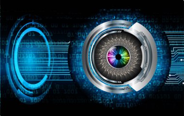 Sanal teknoloji arkaplanı devresi